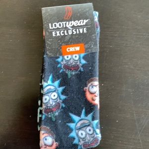 Loot Crate Rick and Morty Crew Socks